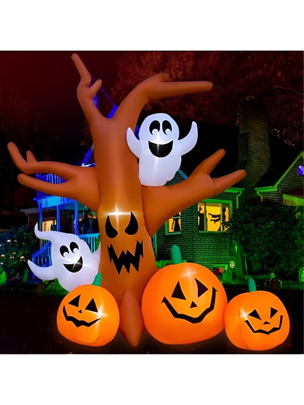 8 Ft Halloween Inflatable Dead Tree Outdoor Decorations